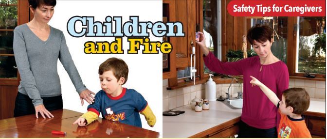 Kids and fire Snip