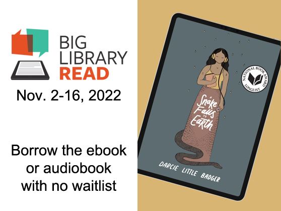 Join Big Library Read, Nov 2-16, and read 