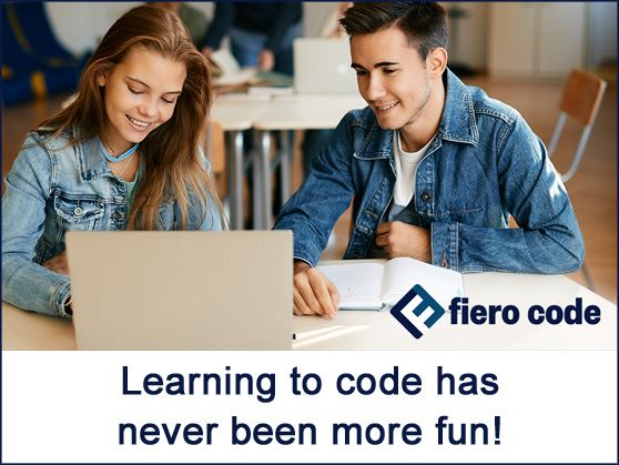 Fiero Code makes learning to code more fun!