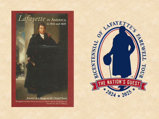 Author Alan Hoffman donates copy of his book to Kevin Smith, Library Director, at Yorktown Library