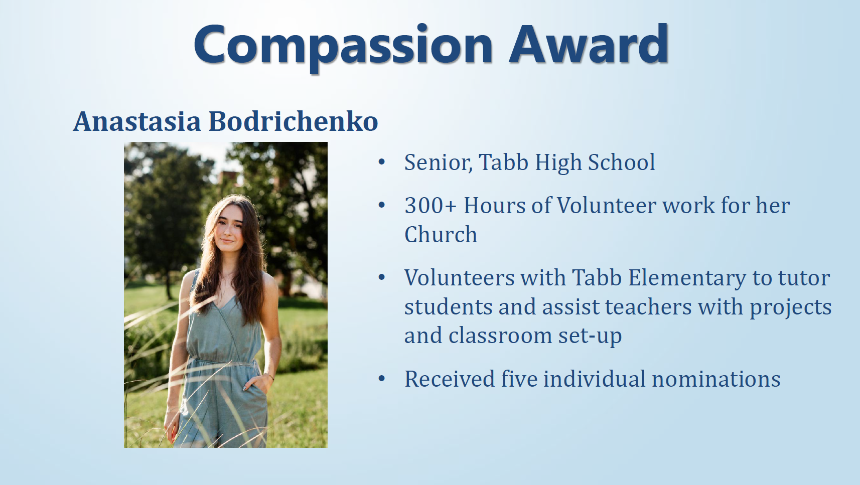 Compassion Award