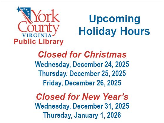Library closings for Christmas and New Year's