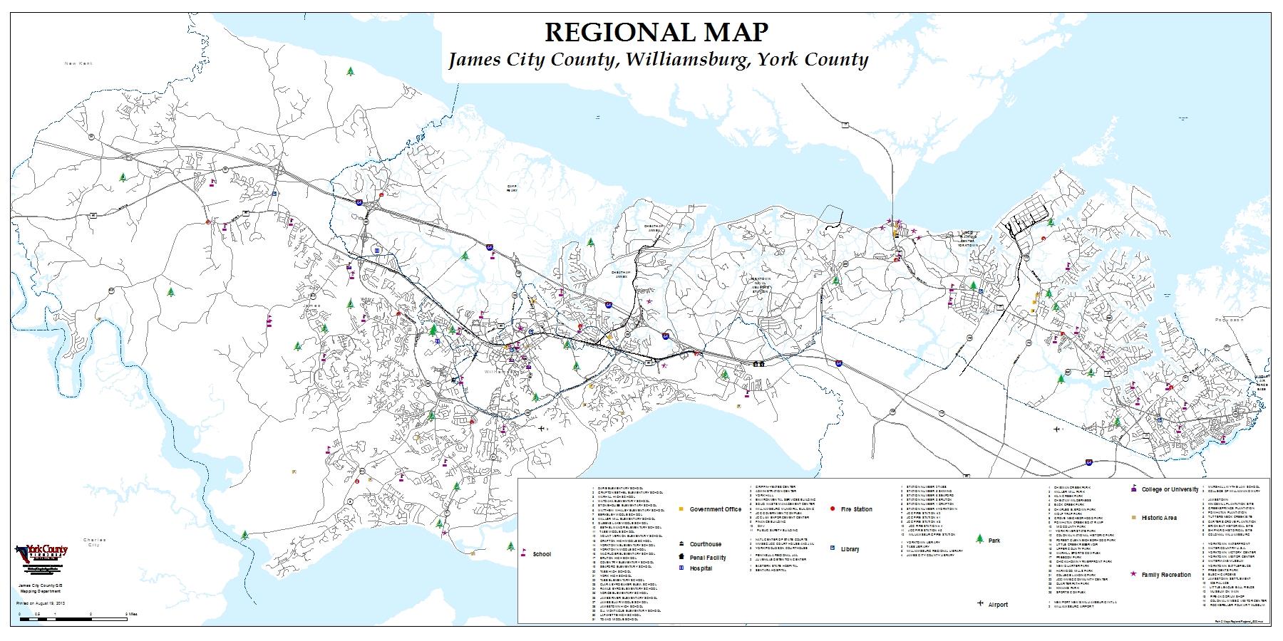 Regional Map - Large