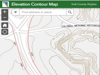 Elevation Contour Map