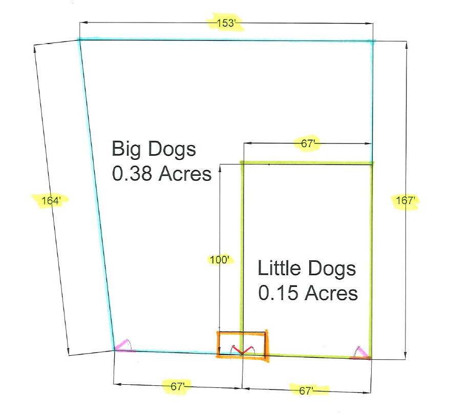 Bark Park Dimensions