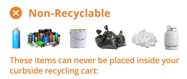 Non-recyclable items